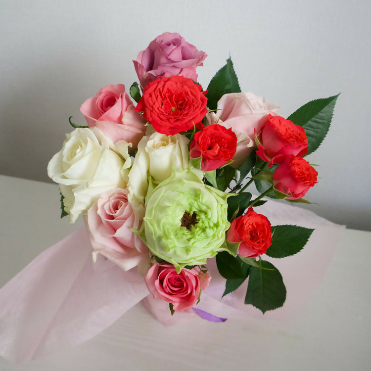 【スタンディングブーケ】榊原薔薇園のバラ