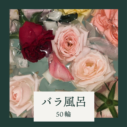 『産地直送』バラ風呂50輪(1週間後発送)